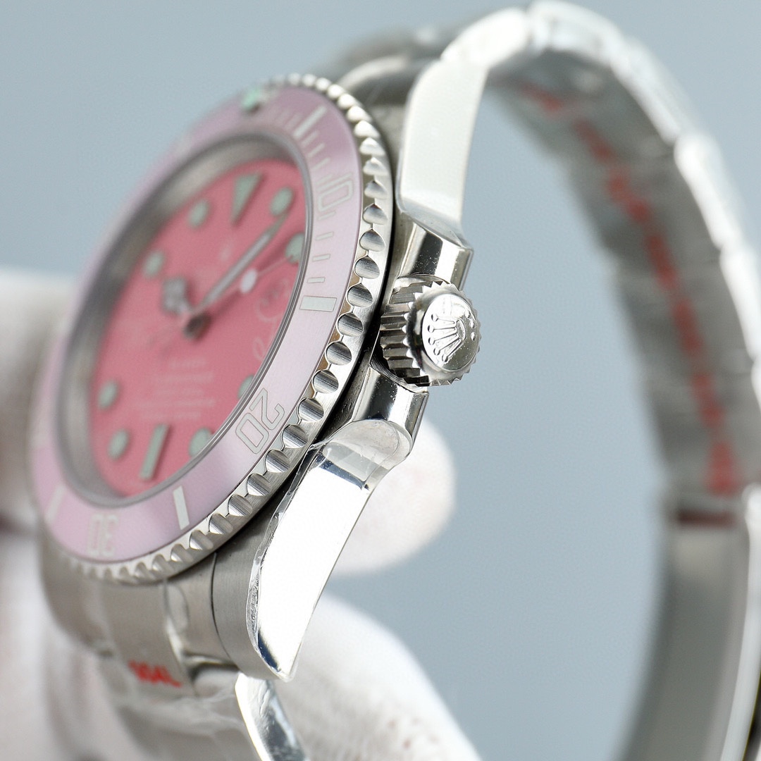 Rolex Submariner Pink Dial Watch - EUR FASHION