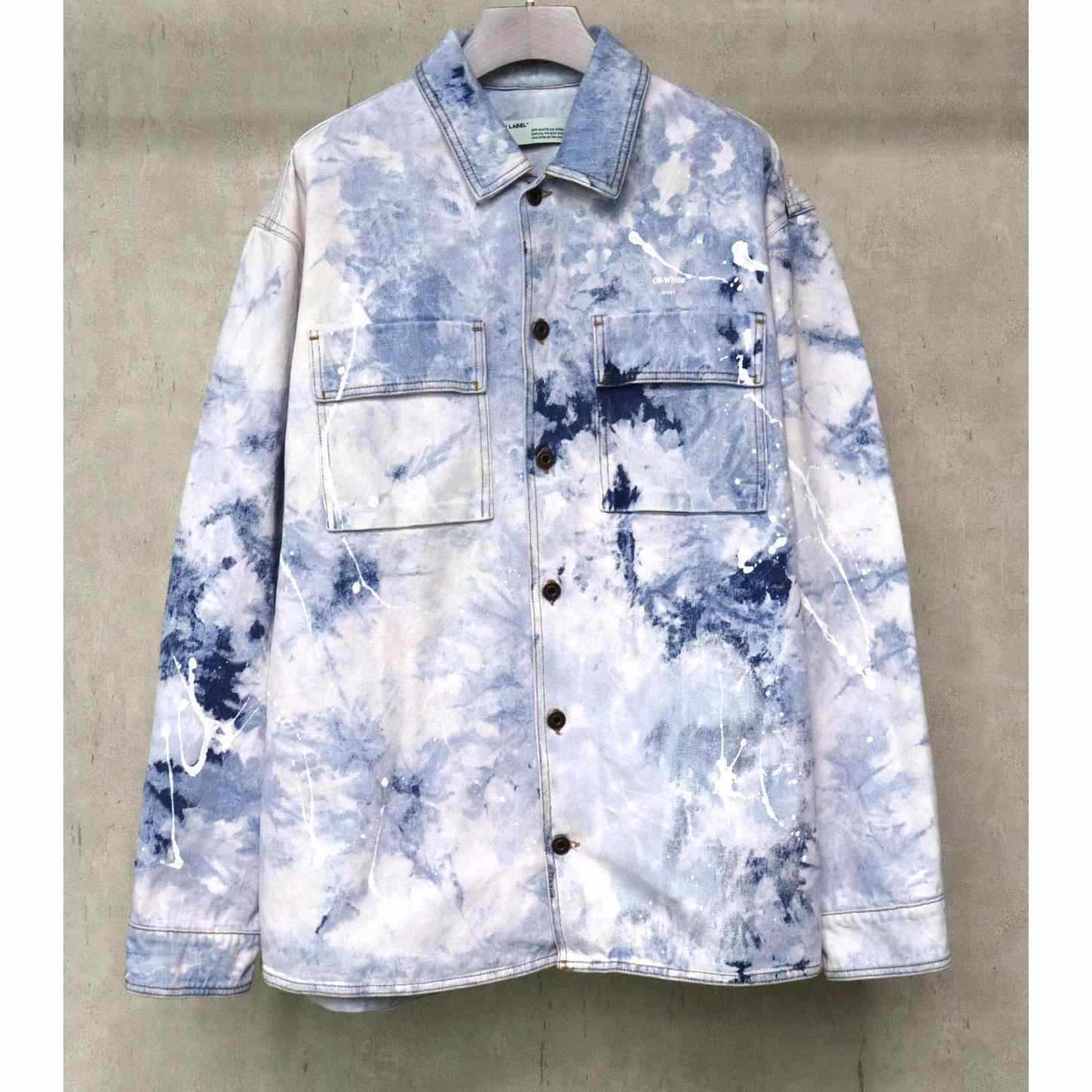 Off-White Men's Skater Heaven Denim Jacket - EUR FASHION