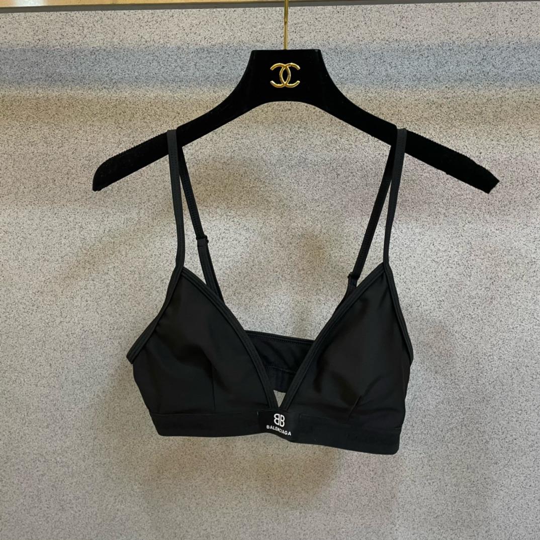 Balenciaga Sporty Bikini Set In Black - EUR FASHION