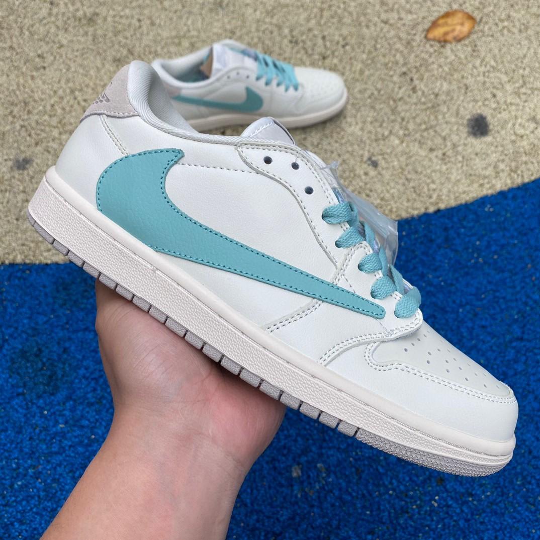 TIFFANY & CO. x Travis Scott x Air Jordan 1 Low “11837” Sneaker      DM7866-220 - EUR FASHION