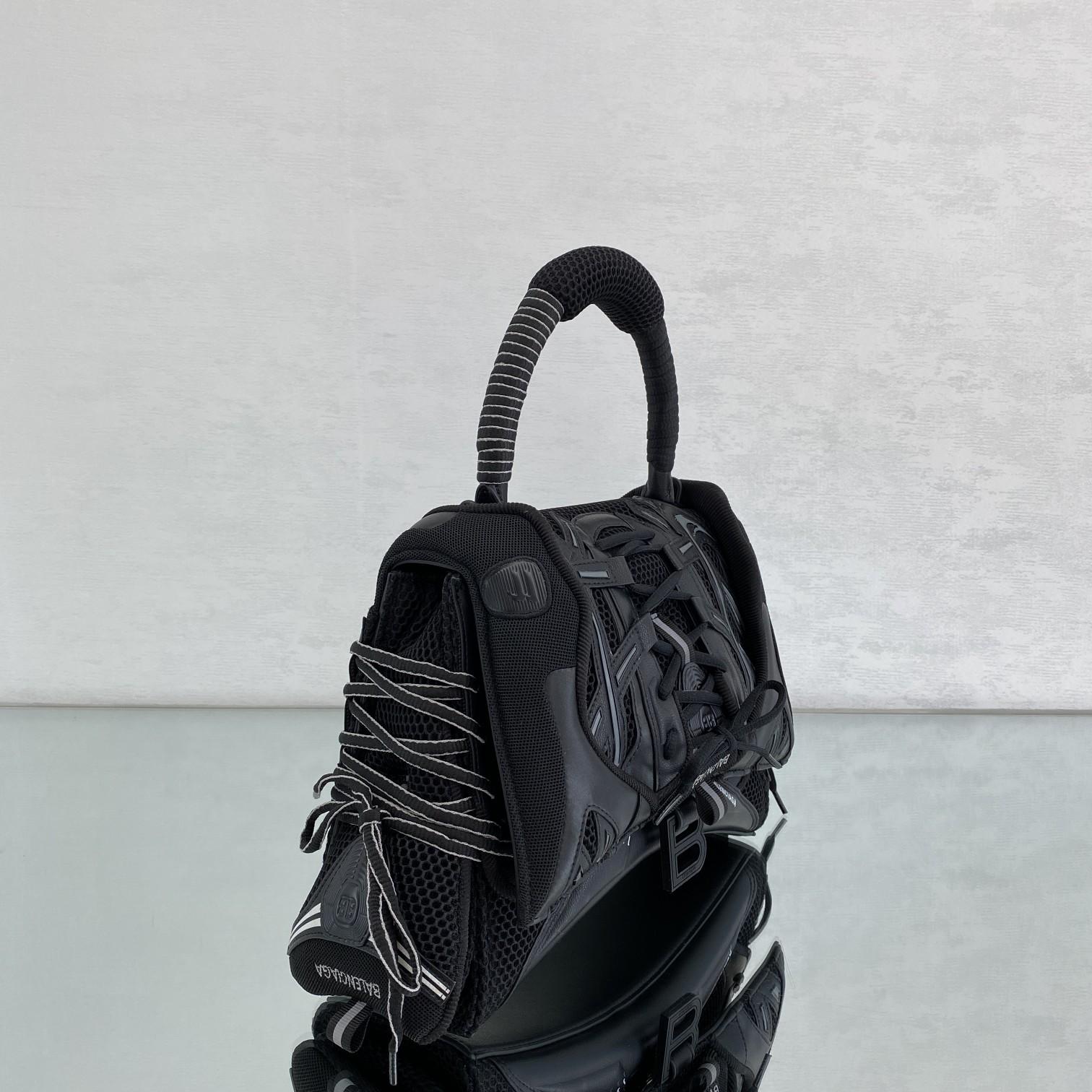 Balenciaga SneakerHead Medium Handbag In Black - EUR FASHION