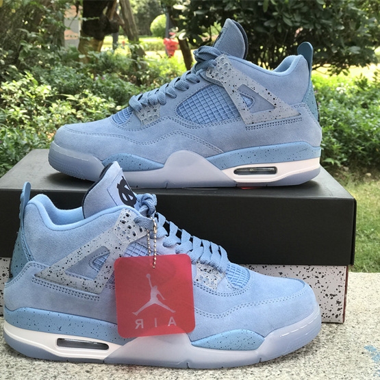 Air Jordan 4 Retro UNC PE Sneaker     AJ4-HO12MNJDLS247 - EUR FASHION