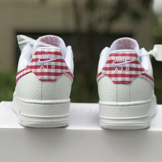 Nike Air Force 1 Low 'Red Gingham' Sneaker       DZ2784-101 - EUR FASHION