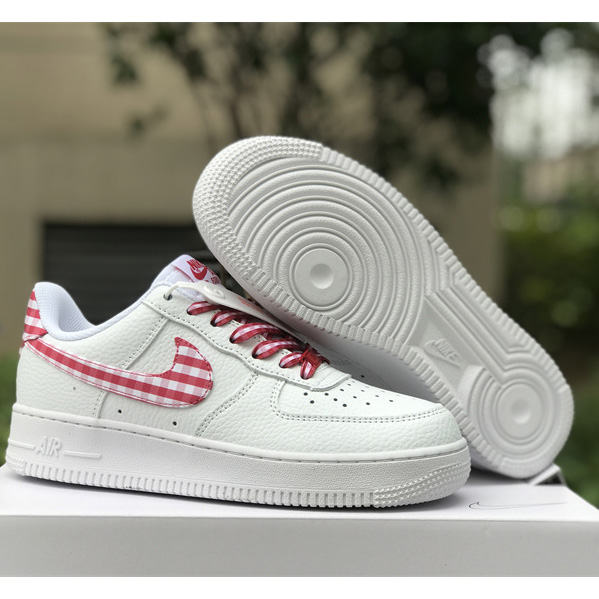 Nike Air Force 1 Low 'Red Gingham' Sneaker       DZ2784-101 - EUR FASHION