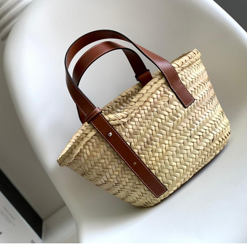 Loewe Basket Bag Woven Raffia  (33*17*13cm ) - EUR FASHION