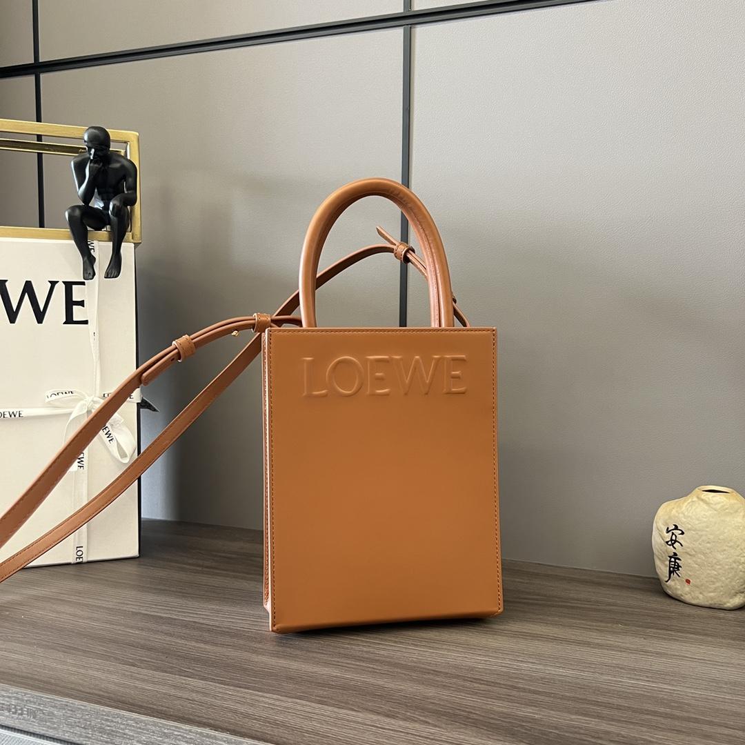 Loewe Standard A5 Tote In Sleek Calfskin - EUR FASHION