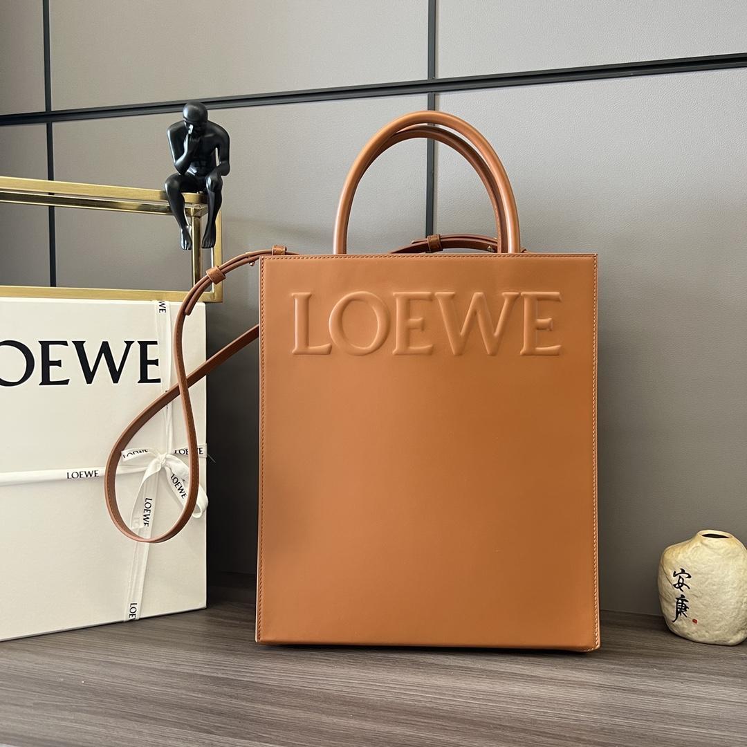 Loewe Standard A4 Tote In Sleek Calfskin - EUR FASHION