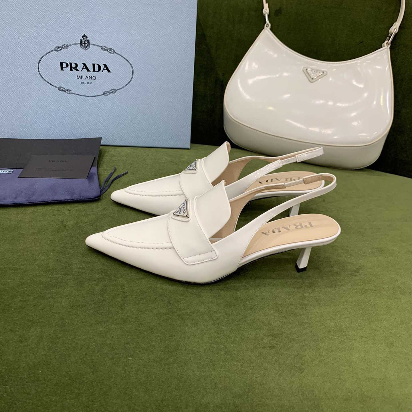 Prada Patent Leather Slingbacks - EUR FASHION