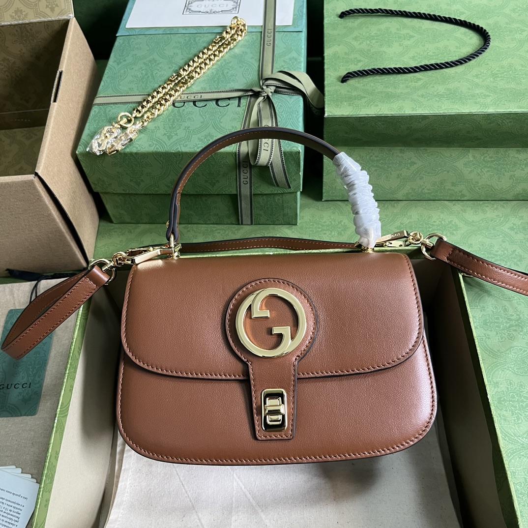 Gucci Blondie Small Top Handle Bag(23-15-11cm) - EUR FASHION