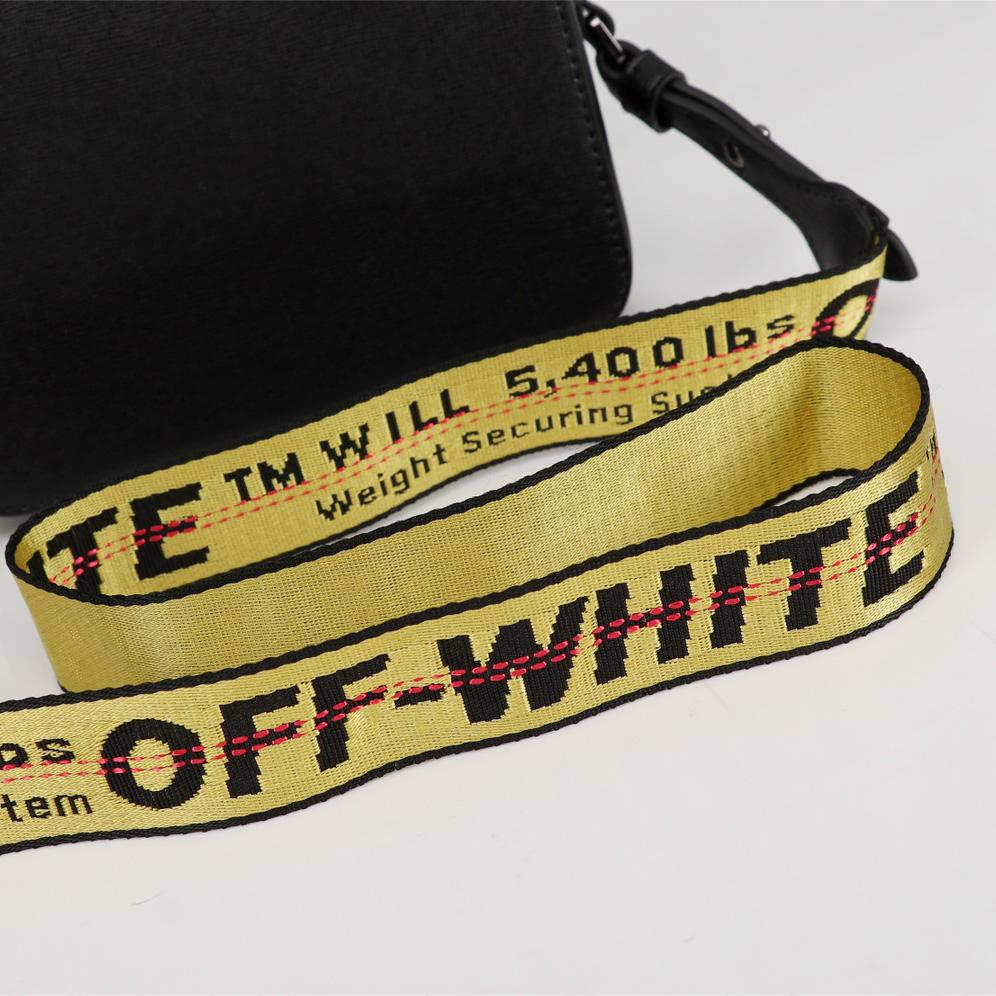 Off white Leather Cross Body Bag (18-16-9cm) - EUR FASHION