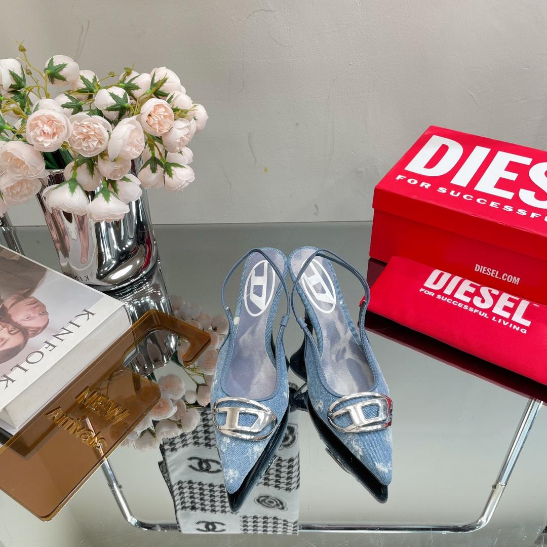 Diesel Women's Blue Venus Heels - EUR FASHION