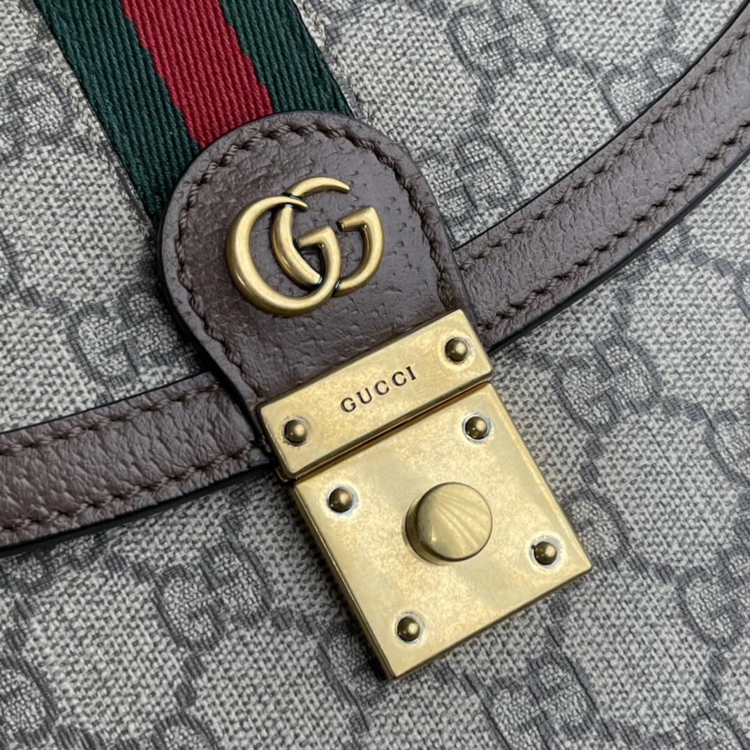 Gucci Ophidia GG Small Top Handle Bag(25-17.5-7cm) - EUR FASHION