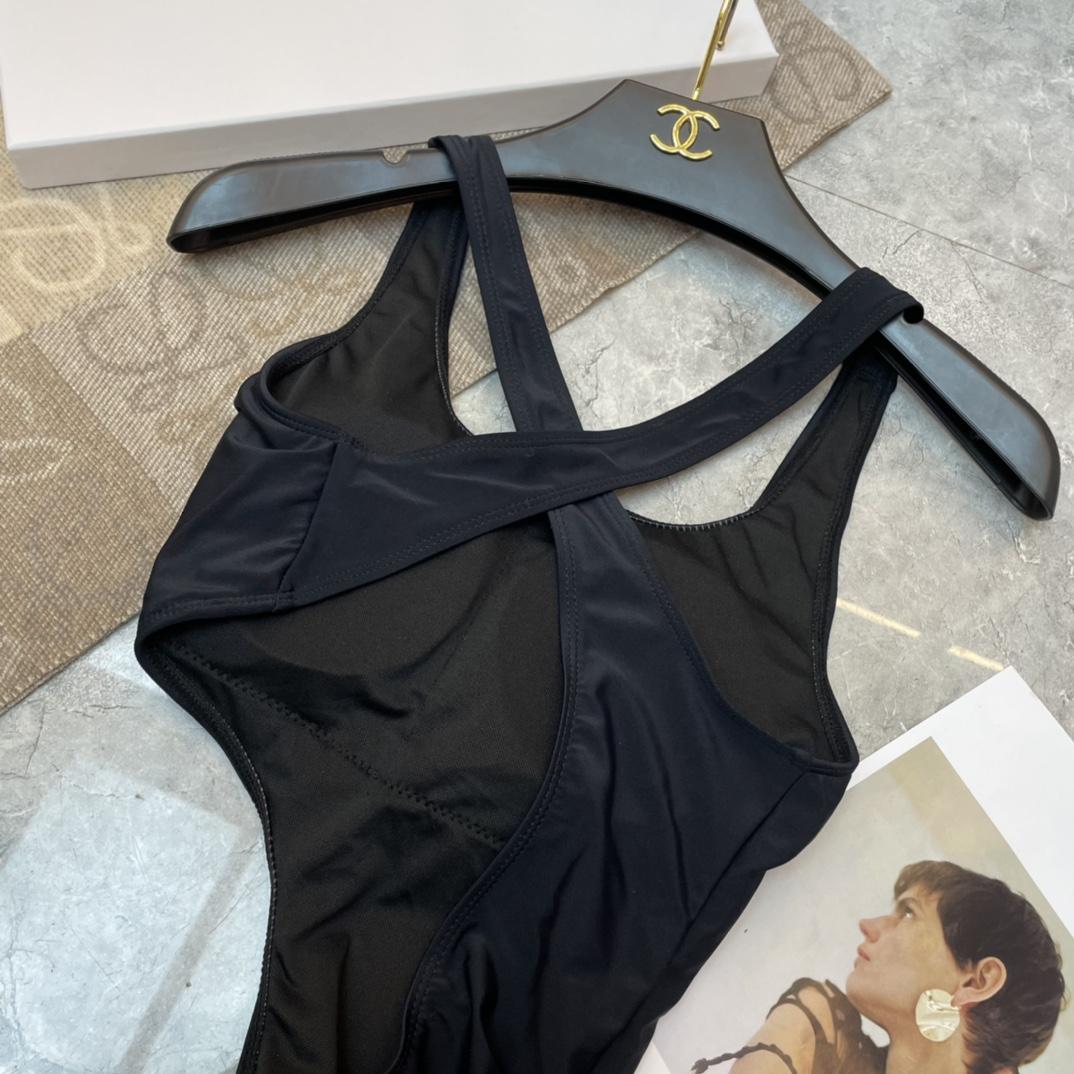 Celine Triomphe Swimsuit In Matte Jersey - EUR FASHION