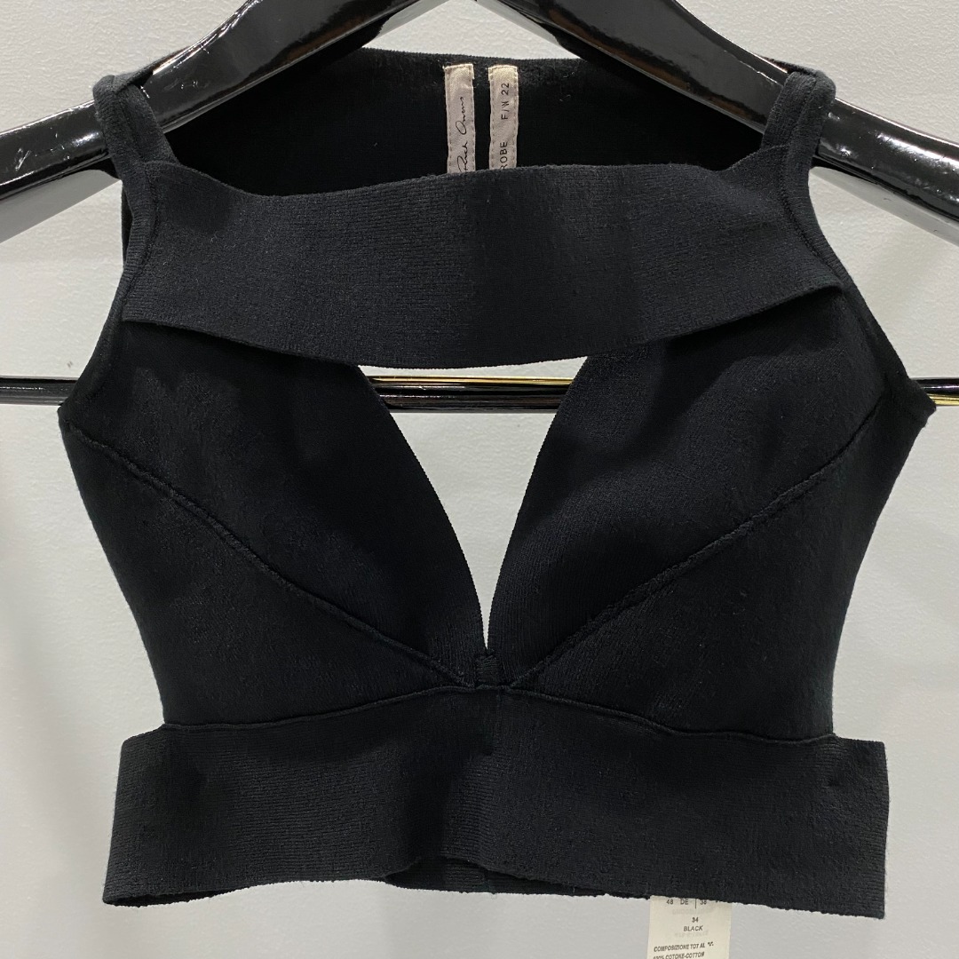 Rick Owens Sling Bra Knit Top - EUR FASHION