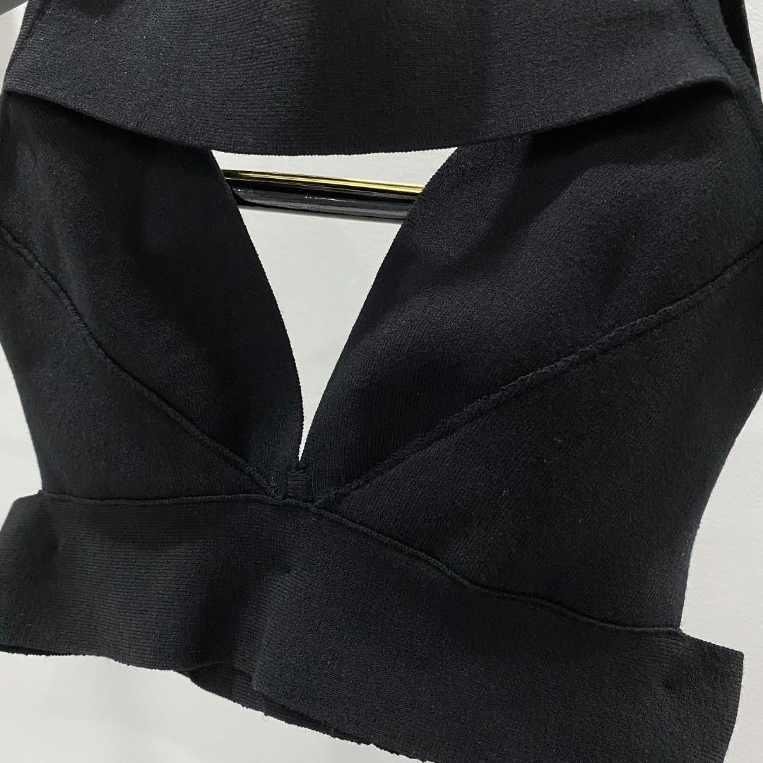 Rick Owens Sling Bra Knit Top - EUR FASHION