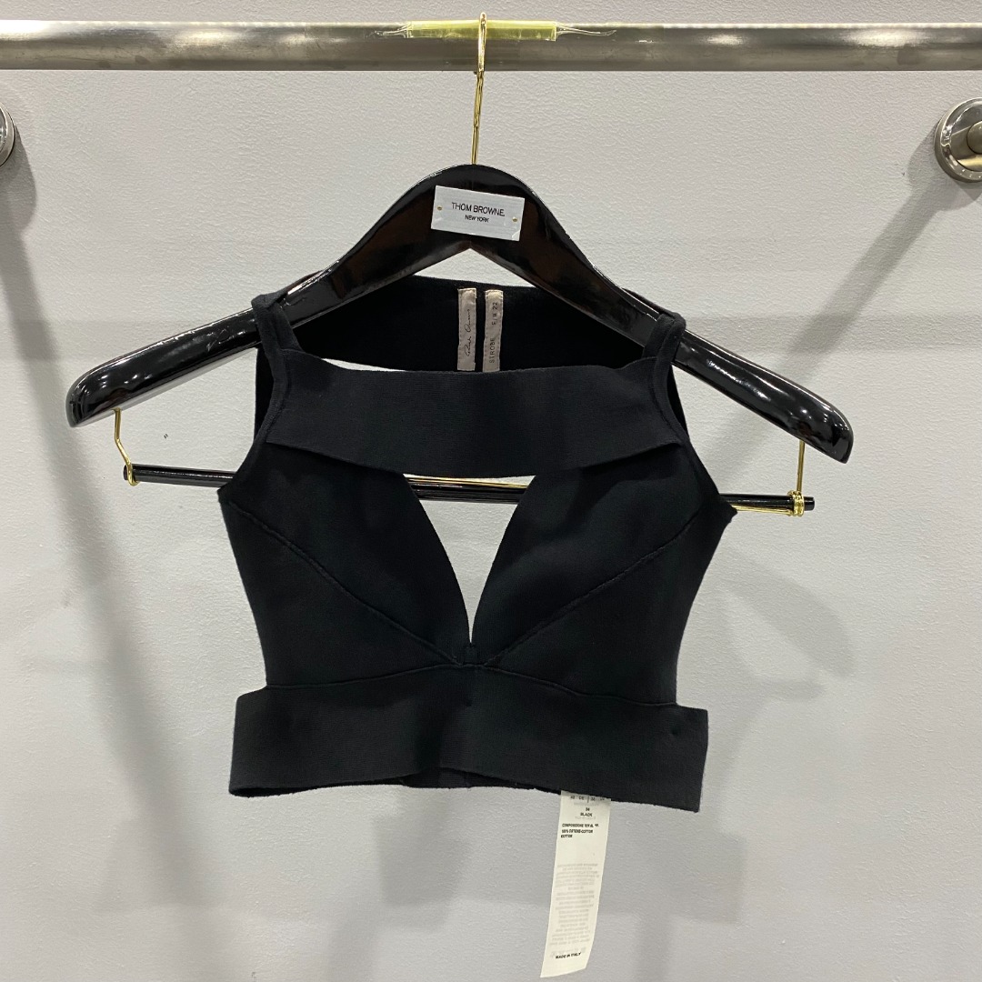 Rick Owens Sling Bra Knit Top - EUR FASHION