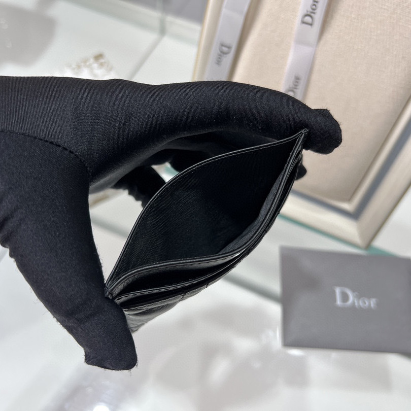 Dior Caro Five-Slot Card Holder - EUR FASHION