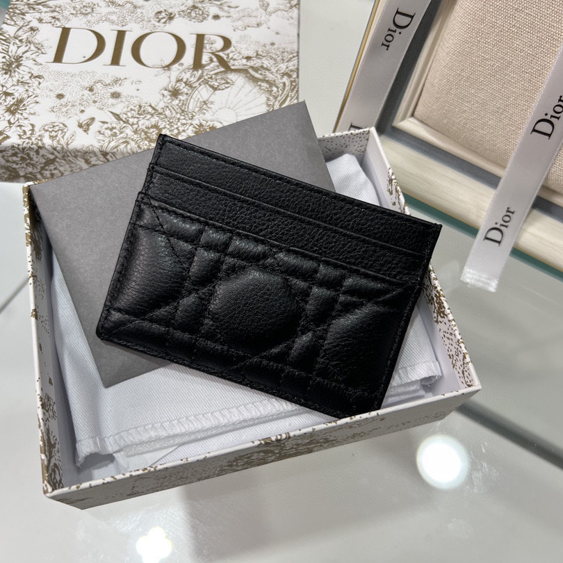 Dior Caro Five-Slot Card Holder - EUR FASHION