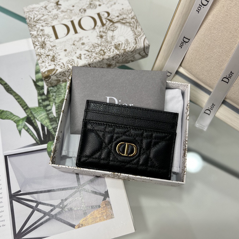 Dior Caro Five-Slot Card Holder - EUR FASHION