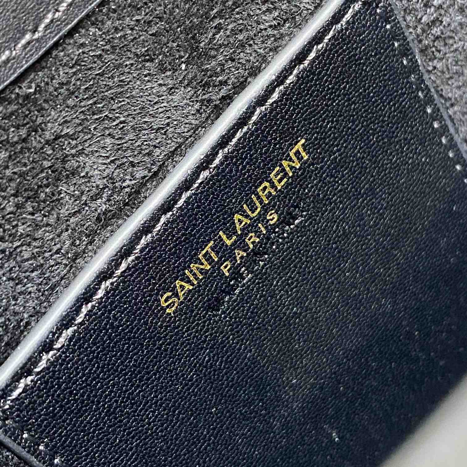 Saint Laurent Le 5 À 7 Mini Vertical In Shiny Leather - EUR FASHION