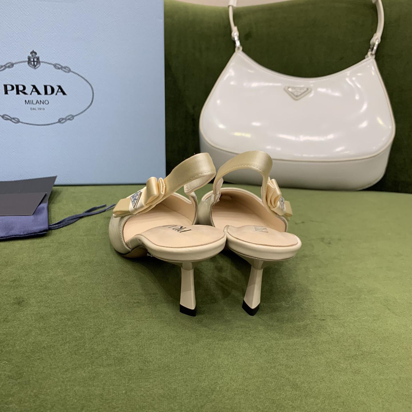 Prada Patent Leather Slingbacks - EUR FASHION