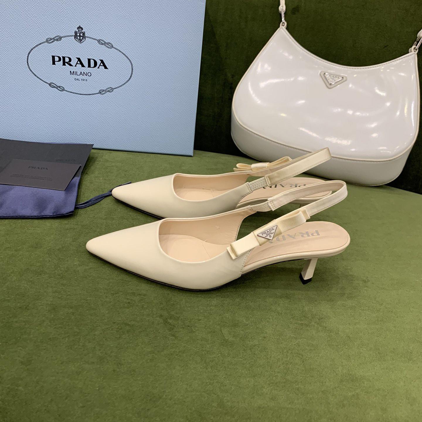 Prada Patent Leather Slingbacks - EUR FASHION