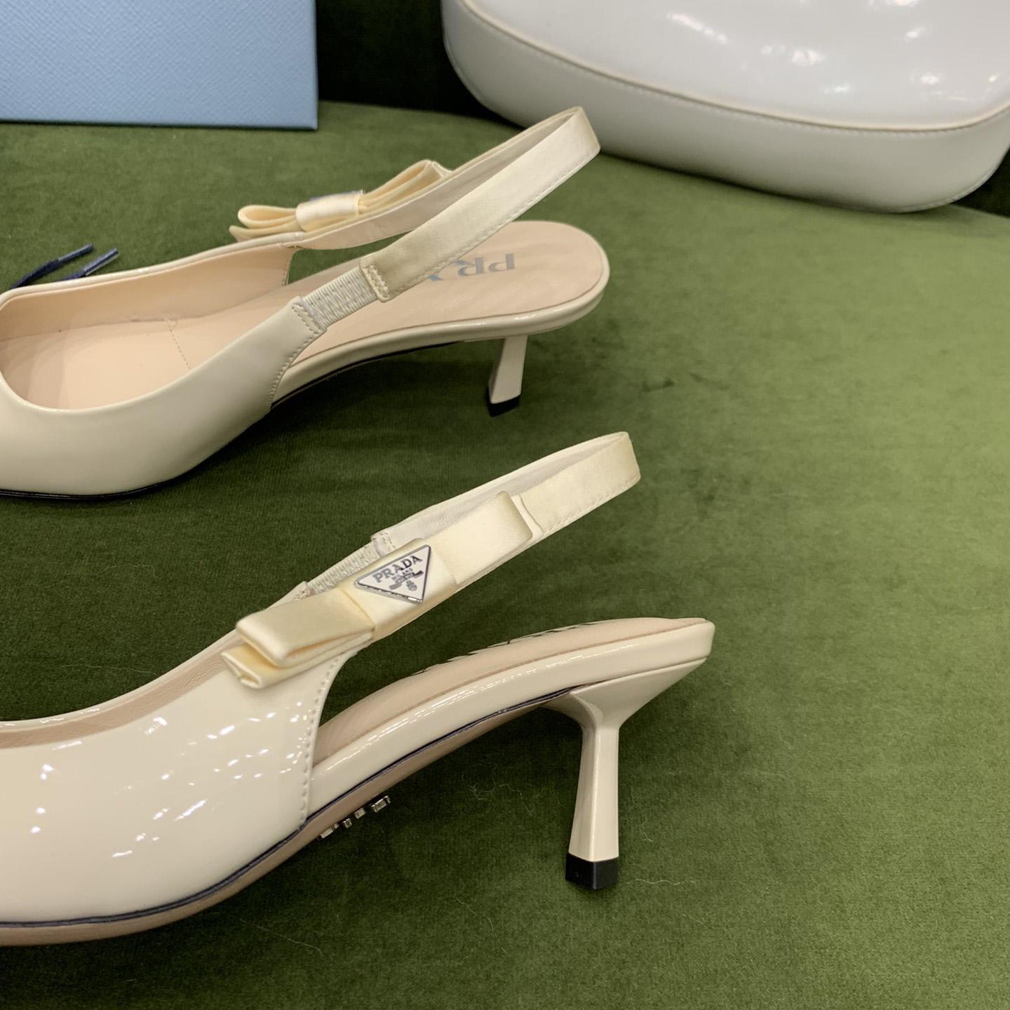 Prada Patent Leather Slingbacks - EUR FASHION