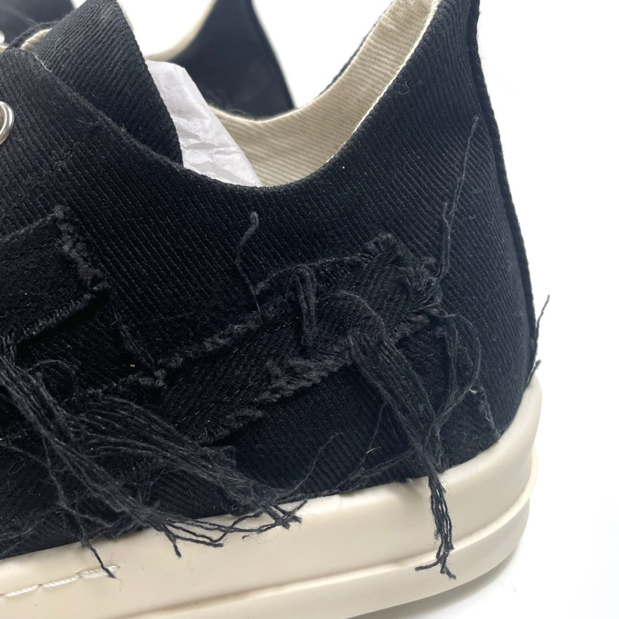 Rick Owens Drkshdw Distressed-effect Low-top Sneakers - EUR FASHION