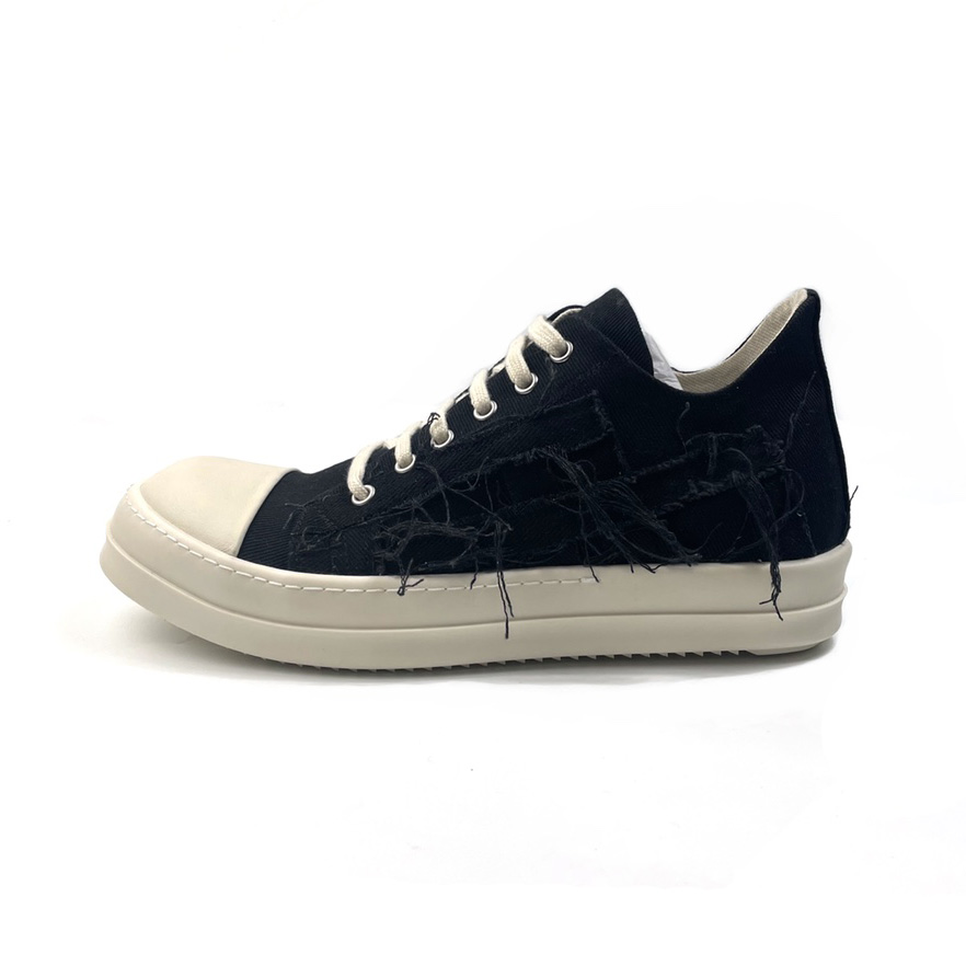 Rick Owens Drkshdw Distressed-effect Low-top Sneakers - EUR FASHION