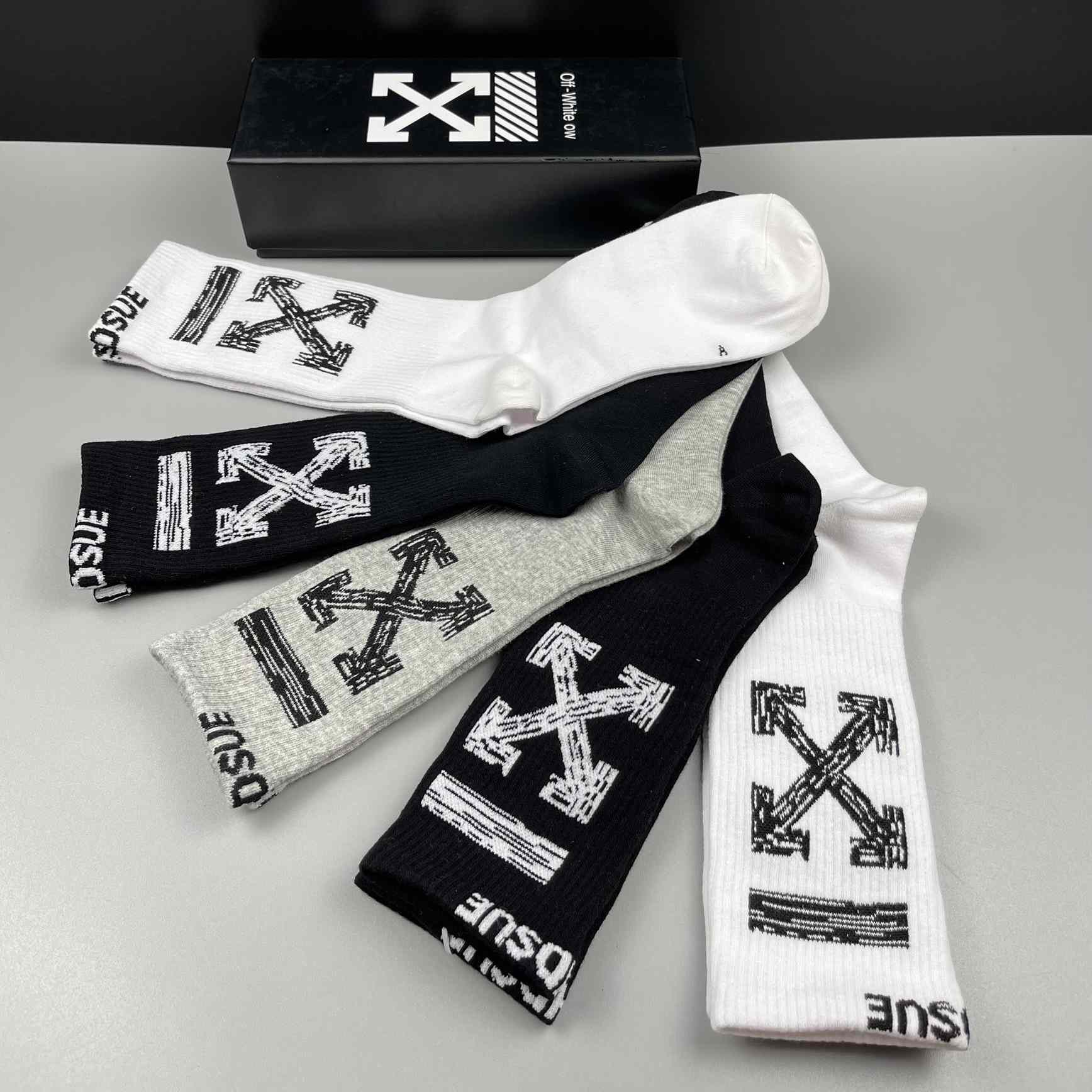 Off White Socks/Box - EUR FASHION