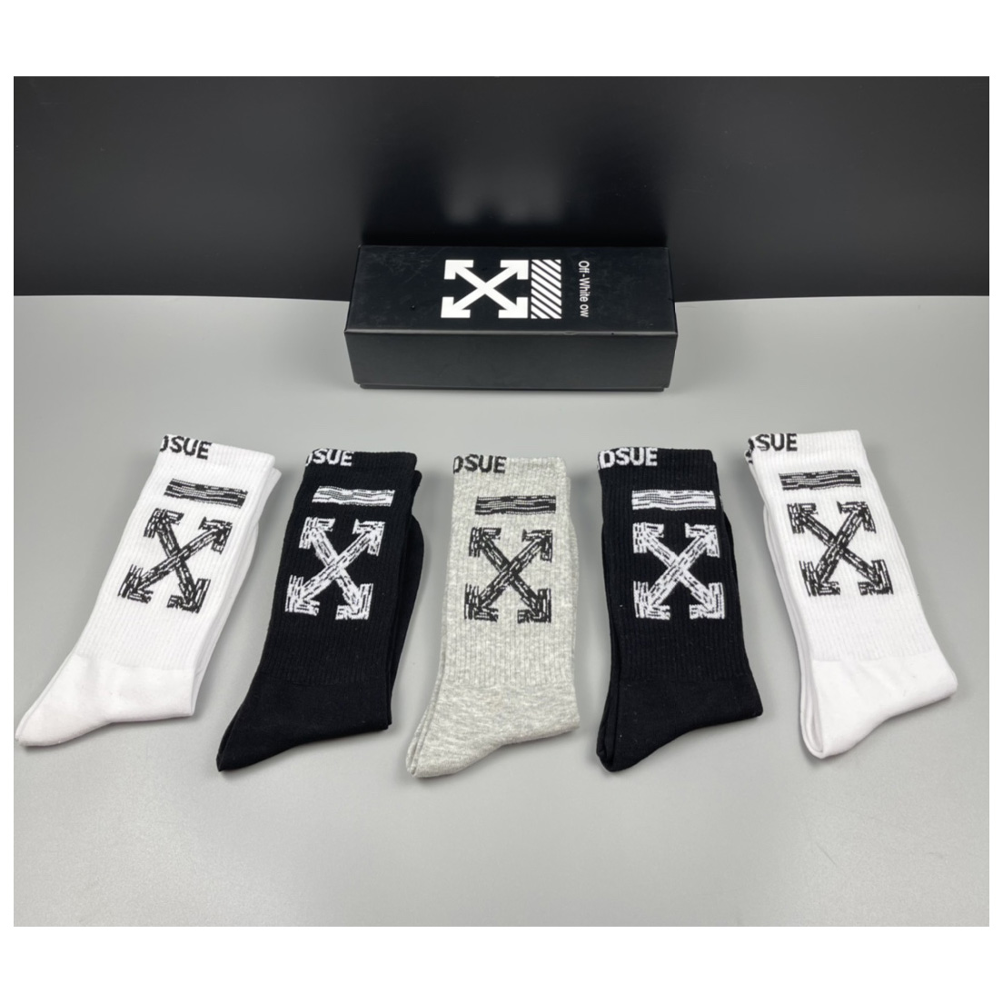 Off White Socks/Box - EUR FASHION