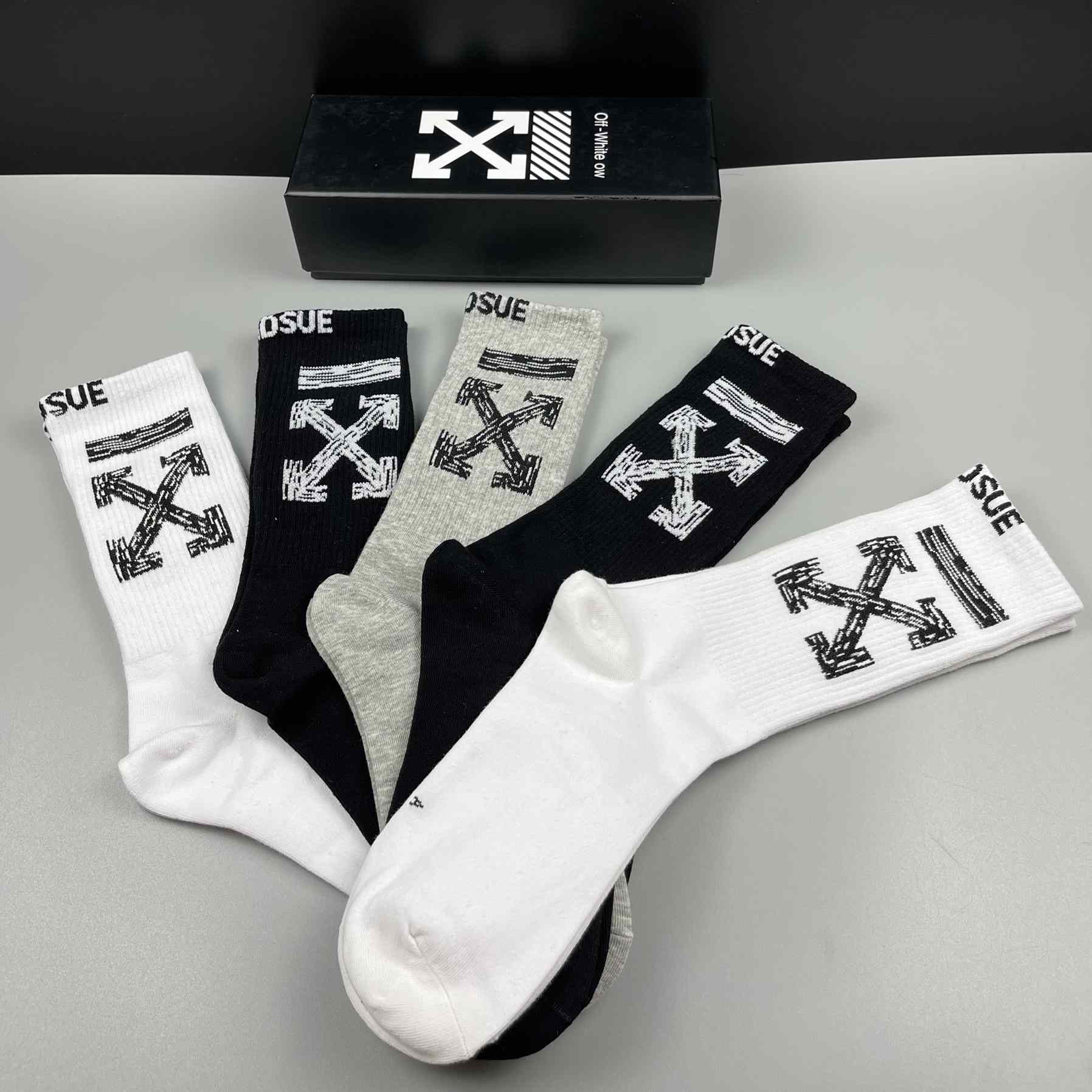 Off White Socks/Box - EUR FASHION