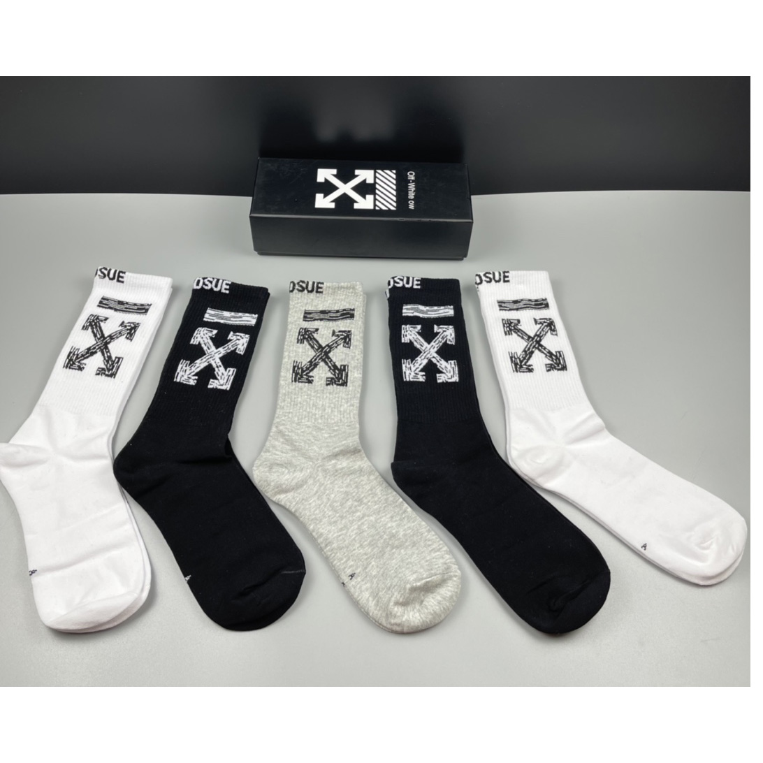 Off White Socks/Box - EUR FASHION