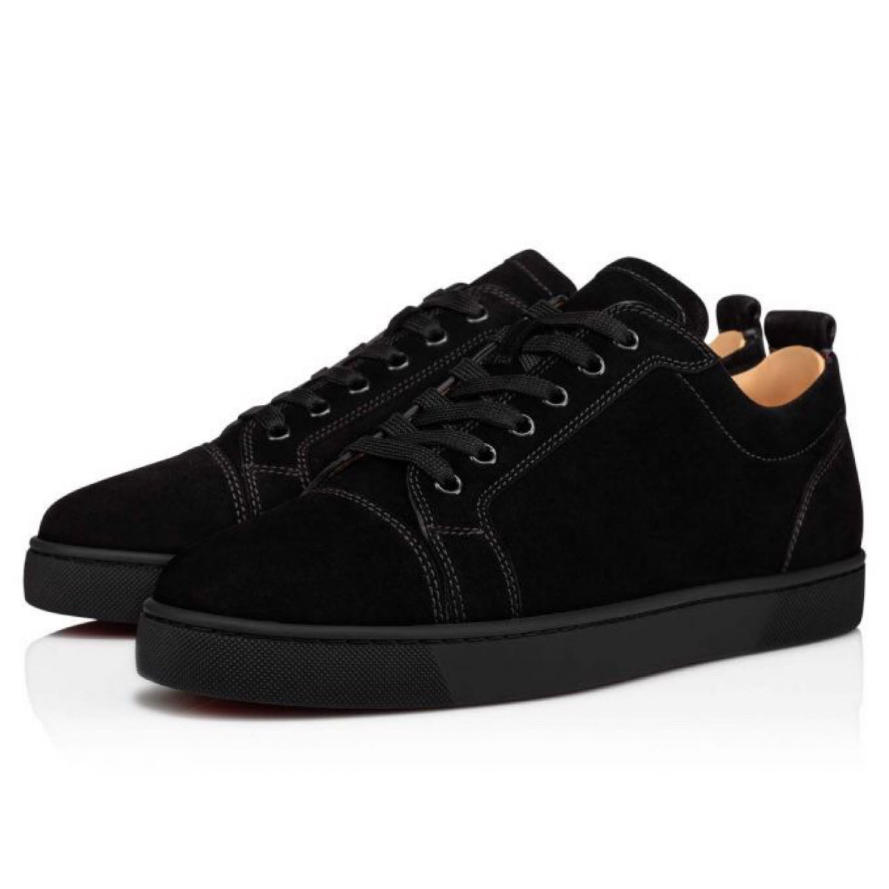 Christian Louboutin Louis Junior Sneakers - Veau velours - Black - EUR FASHION