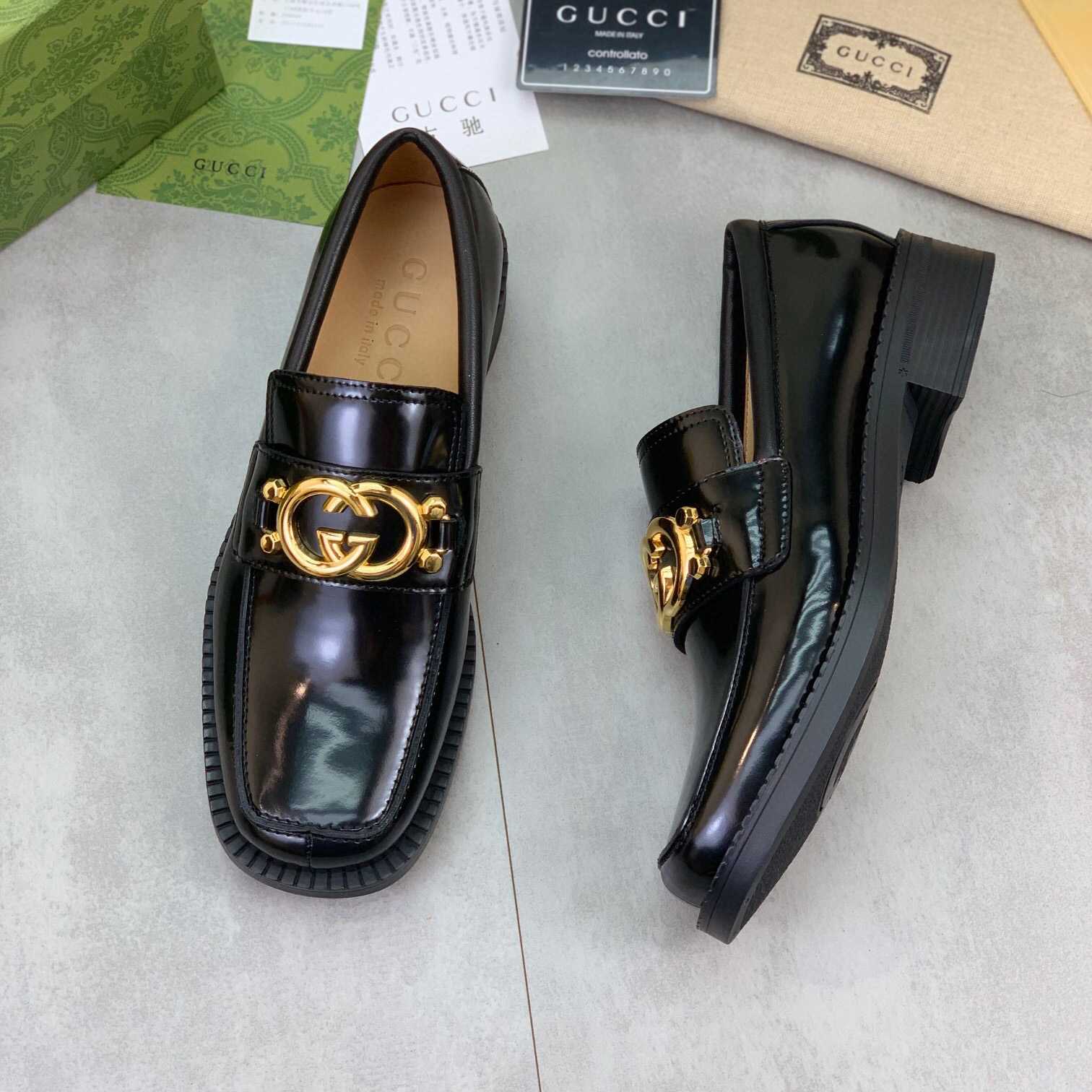 Gucci GG Leather Loafers(Upon Uk Size) - EUR FASHION