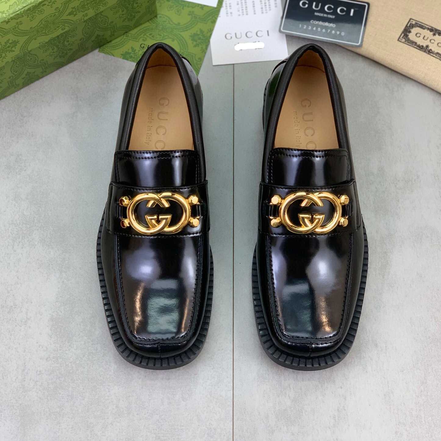 Gucci GG Leather Loafers(Upon Uk Size) - EUR FASHION