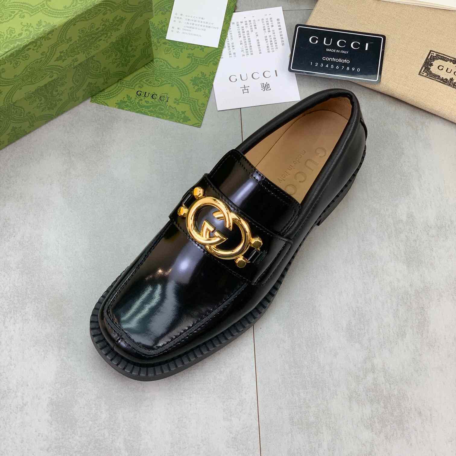 Gucci GG Leather Loafers(Upon Uk Size) - EUR FASHION