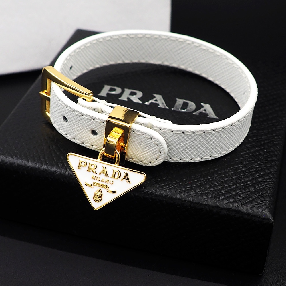 Prada Saffiano Leather Bracelet - EUR FASHION