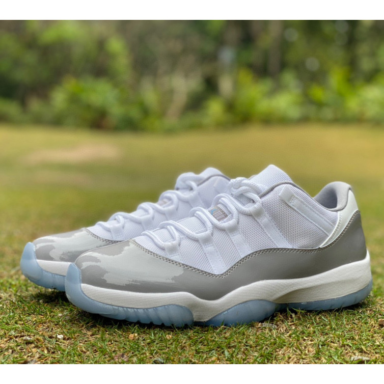 Air Jordan 11 Retro Low "Cement Grev" Sneaker     av2187-140 - EUR FASHION