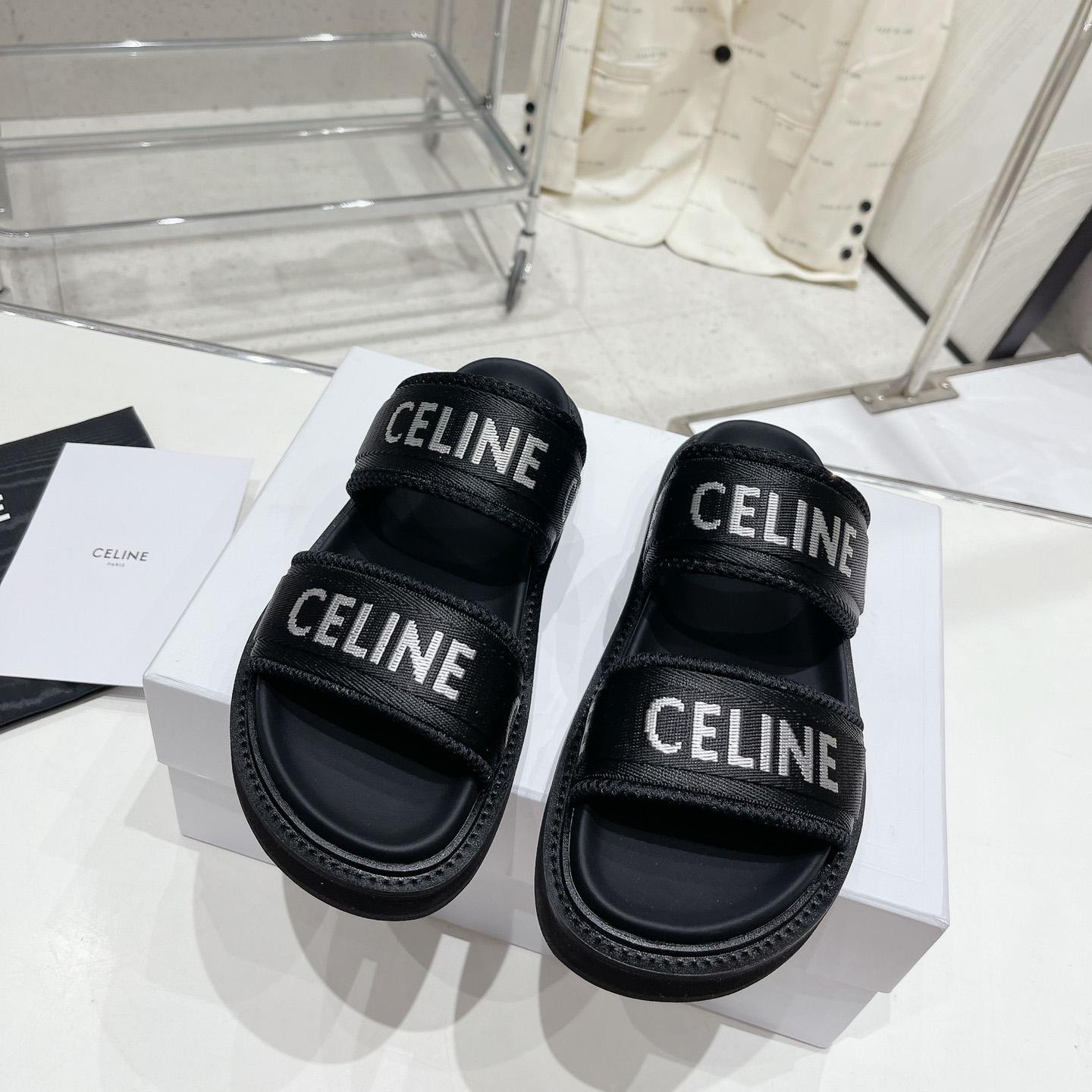 Celine Leo Scratch Sandal In Calfskin - EUR FASHION