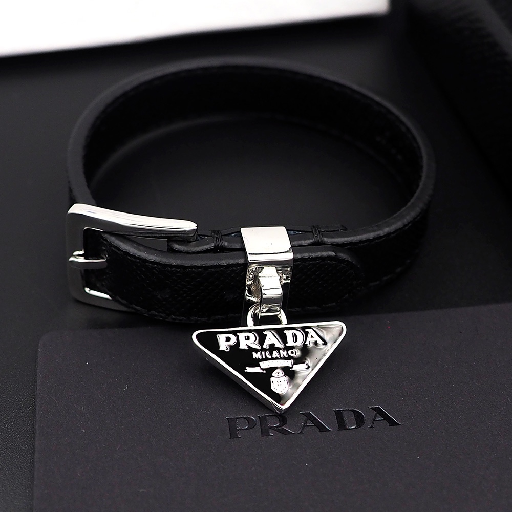 Prada Saffiano Leather Bracelet - EUR FASHION