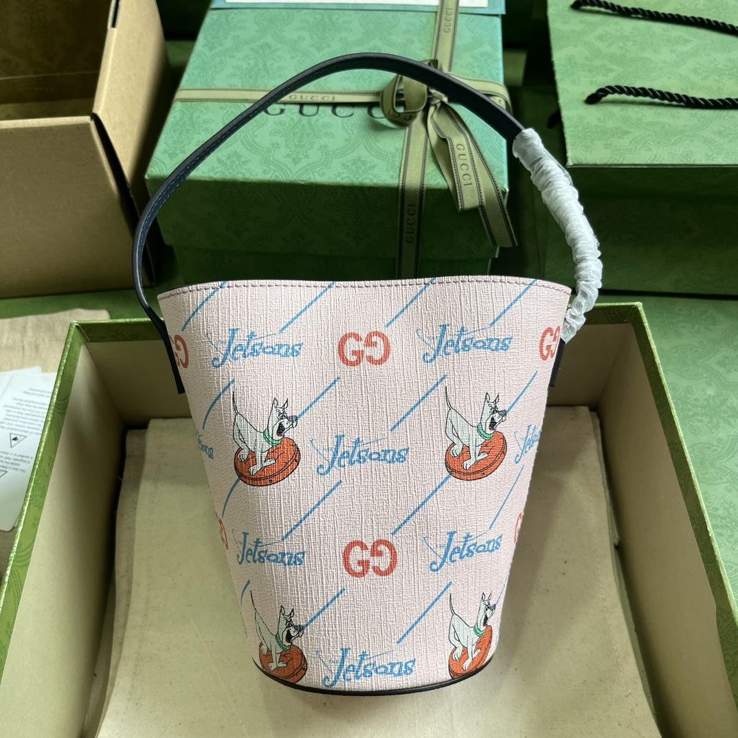 Gucci Children's Printed Bucket Bag (18.5-16.5-7.5cm) - EUR FASHION