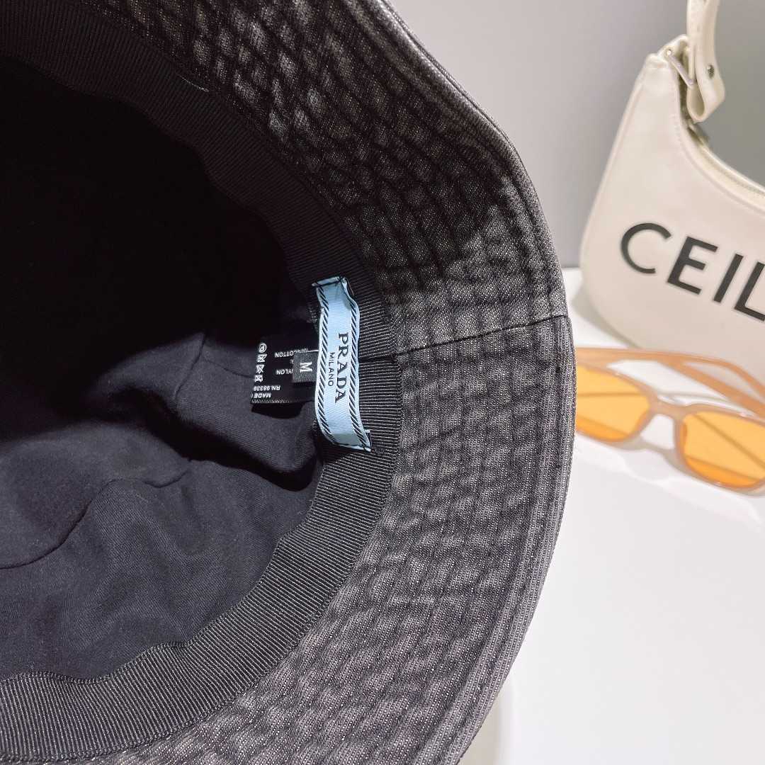 Prada Denim Bucket Hat - EUR FASHION