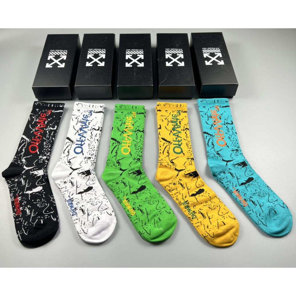 Off White Socks/Box - EUR FASHION