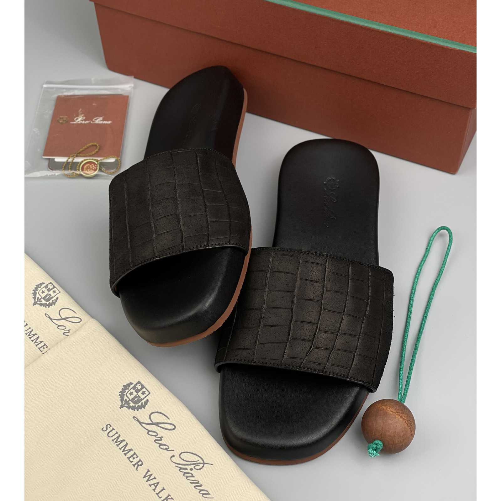 Loro Piana Slide Sandal  - EUR FASHION