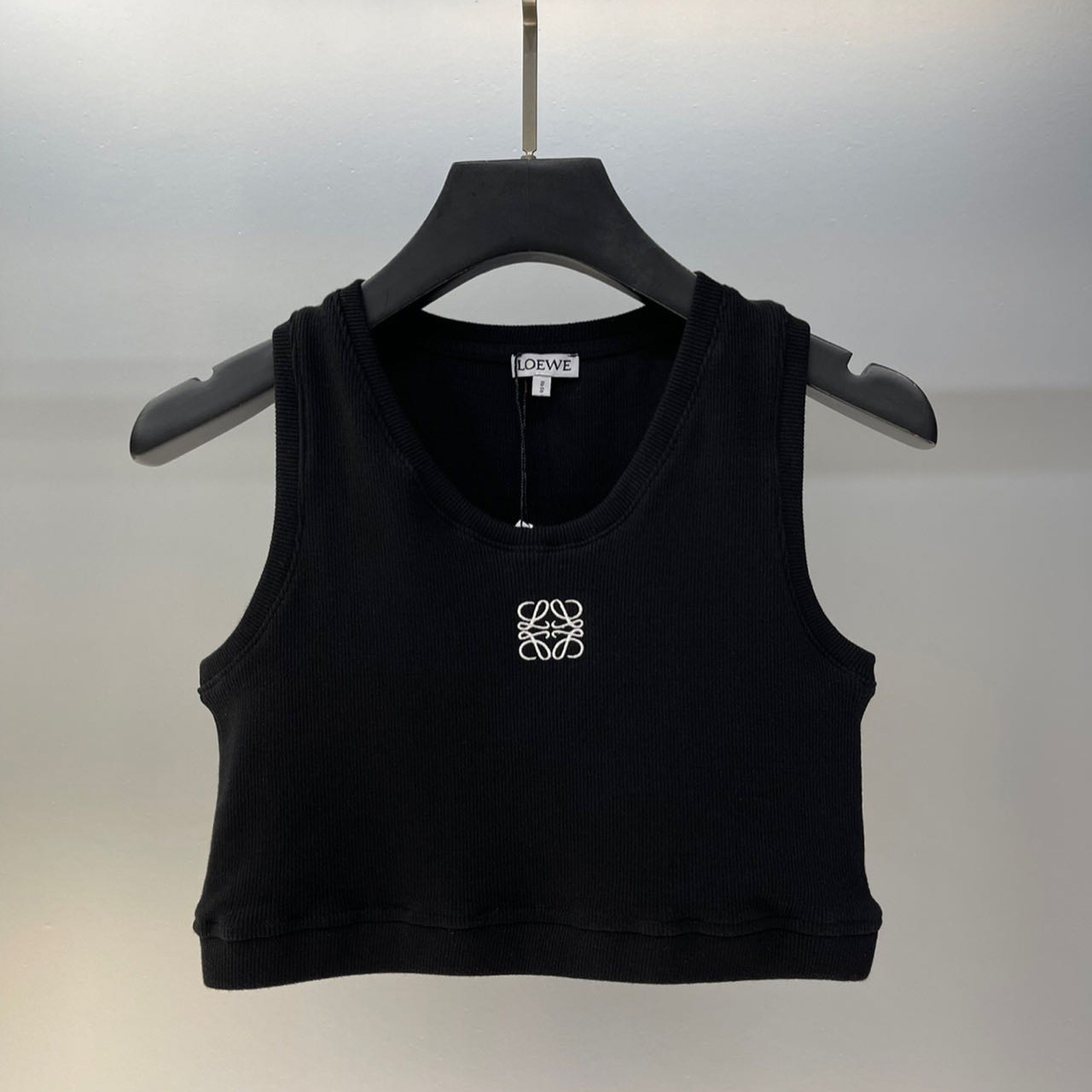 Loewe Cropped Anagram Tank Top In cotton - EUR FASHION