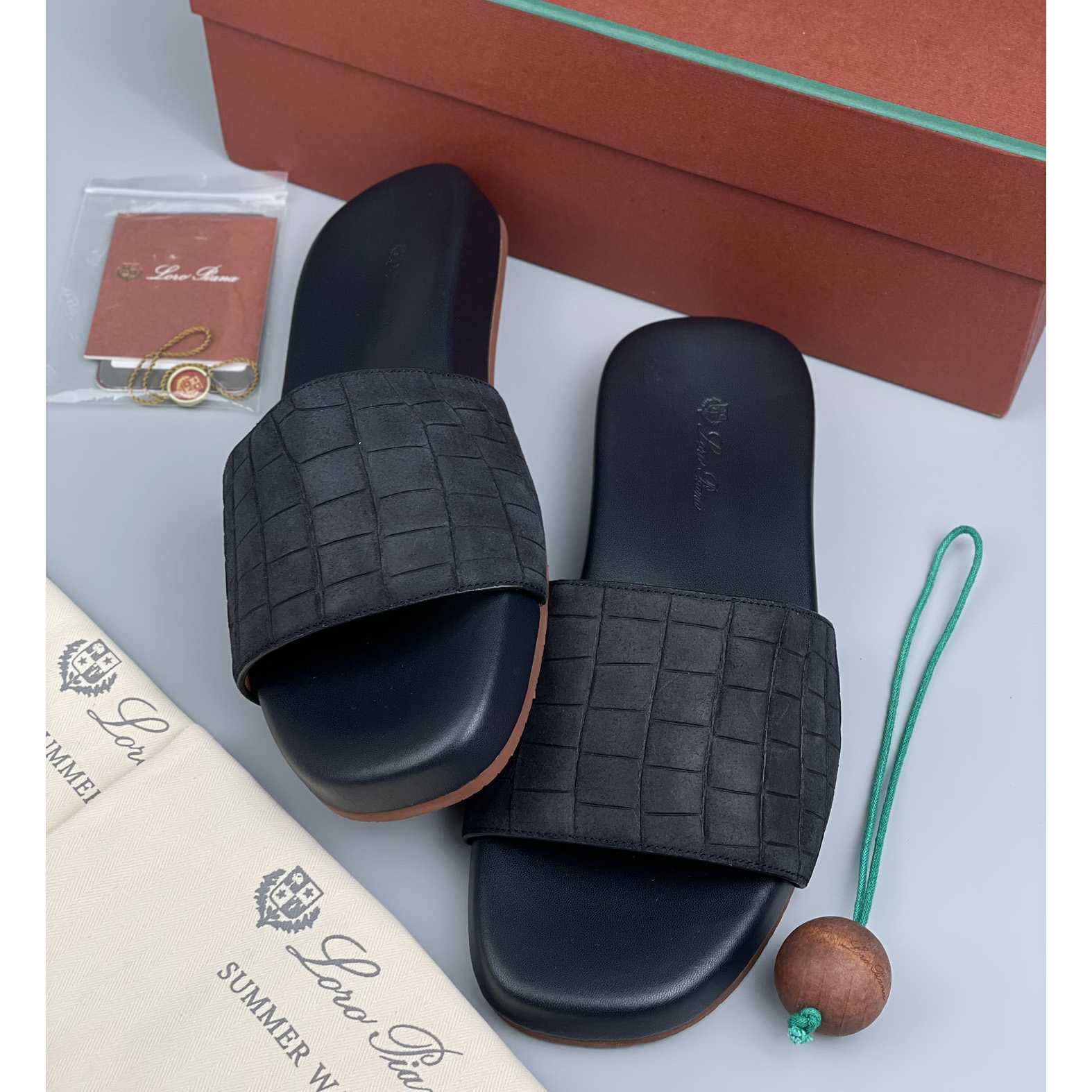 Loro Piana Slide Sandal  - EUR FASHION