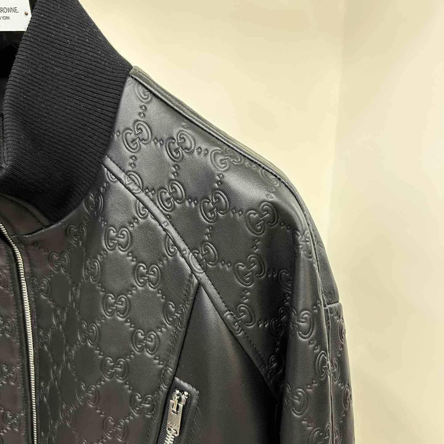 Gucci GG Leather Jacket - EUR FASHION