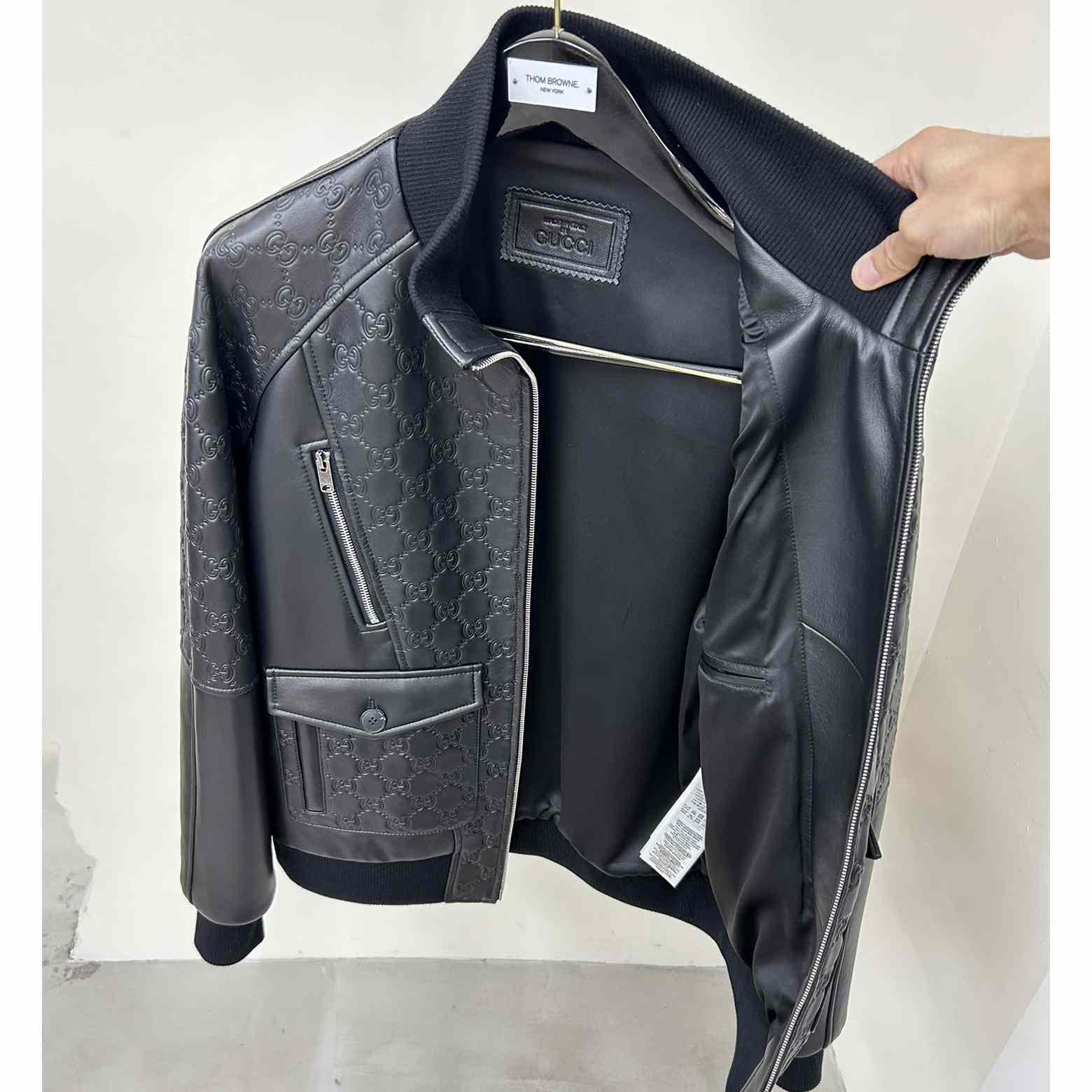 Gucci GG Leather Jacket - EUR FASHION