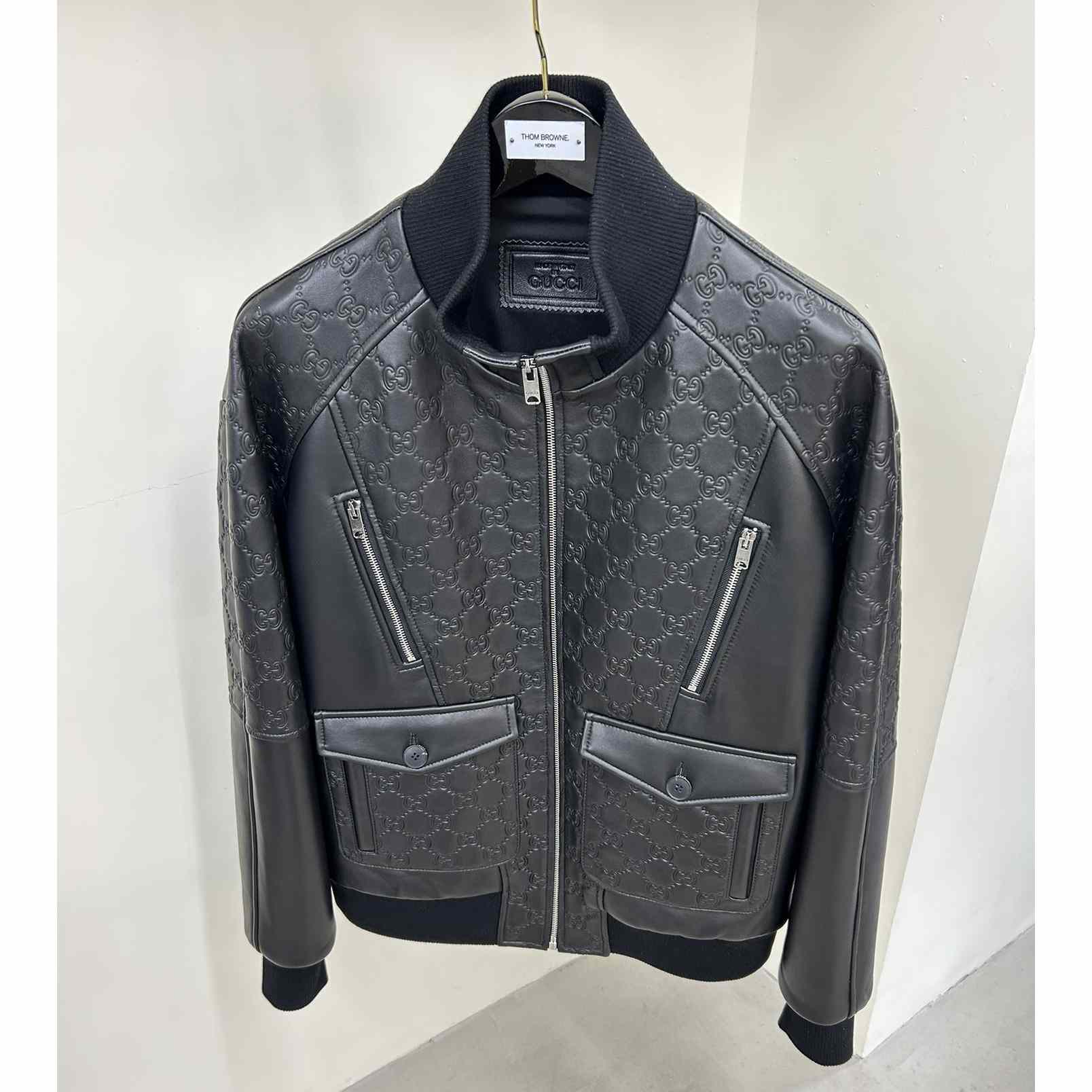 Gucci GG Leather Jacket - EUR FASHION